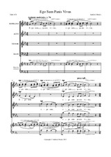 Ego Sum Panis Vivus SATB version (with permission to make up to 15 copies)