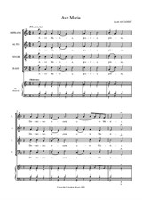 Ave Maria - for SATB