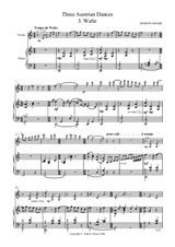 Three Austrian Dances - No.3 - Waltz for Violin & Piano
