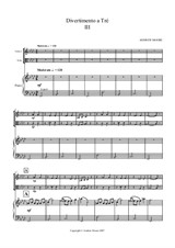 Divertimento a Tre - 3rd Movement (for Violin, Viola & Piano)