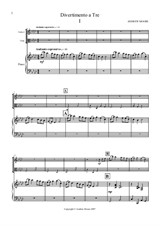 Divertimento a Tre - 1st Movement (for Violin, Viola & Piano)